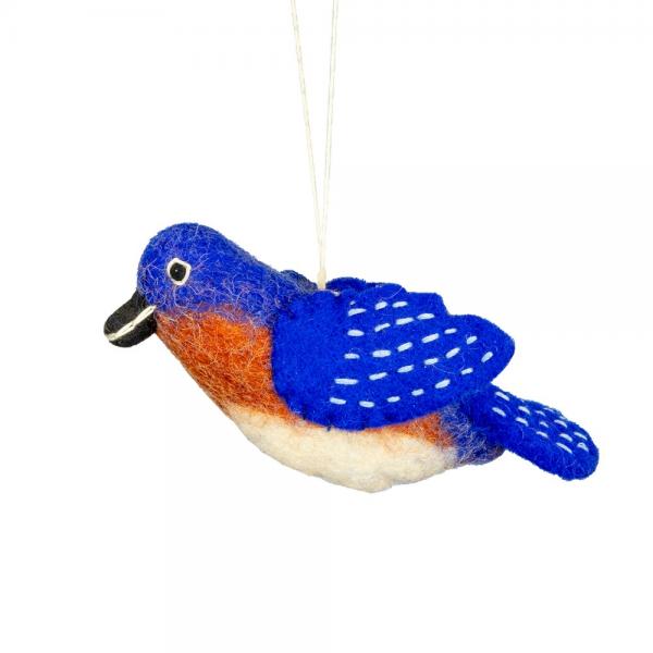 Bluebird Woolie Ornament